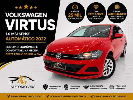 VOLKSWAGEN VIRTUS 1.6 MSI SENSE TOTAL FLEX AUTOMÁTICO